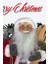 Yılbaşı Süsü Noel Baba Biblo Figür Büyük Boy 45CM -Kayakları, Hediye Çuvalı ve Aksesuarları ile 2