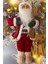 Yılbaşı Süsü Noel Baba Biblo Figür Büyük Boy 45CM -Kayakları, Hediye Çuvalı ve Aksesuarları ile 3