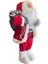 Yılbaşı Süsü Noel Baba Biblo Figür Büyük Boy 45CM -Kayakları, Hediye Çuvalı ve Aksesuarları ile 4