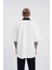 Erkek High Baskılı Oversize Ekru Polo Yaka Tişört 2