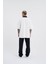 Erkek High Baskılı Oversize Ekru Polo Yaka Tişört 4
