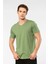 2170 Erkek Modal Pamuk V Yaka Kısa Kollu T-Shirt-Yeşil 1