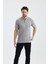Dik Çizgili Polo Yaka Slim Fit Triko T-Shırt (E24-EZE-25) 3
