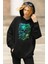 Unisex Skull Metallica Yazılı Kapüşonlu Sweatshirt, Oversize Rock Metal Muzik Baskılı Hoodie 3