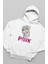 Unisex Pink Yazılı Kapüşonlu Sweatshirt, Oversize Müzisyen Pink Baskılı Hoodie 1