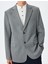 Cep Detaylı Pamuk Karışımlı Mono Yaka Slim Fit Blazer Ceket 5