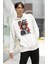 Unisex Ac-Dc Angus Young Yazılı Kapüşonlu Sweatshirt, Oversize Rock Band Baskılı Hoodie 2