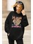 Unisex Def Leppard Baskılı Kapüşonlu Sweatshirt, Oversize Rock Band Baskılı Hoodie 3