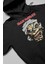 Unisex Skull Iron Maiden Baskılı Kapüşonlu Sweatshirt, Oversize Rock Metal Müzik Baskılı Hoodie 1