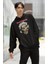 Unisex Skull Iron Maiden Baskılı Kapüşonlu Sweatshirt, Oversize Rock Metal Müzik Baskılı Hoodie 2