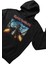 Unisex Iron Maiden Skull Baskılı Kapüşonlu Sweatshirt, Oversize Rock Band Baskılı Hoodie 1