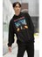 Unisex Iron Maiden Skull Baskılı Kapüşonlu Sweatshirt, Oversize Rock Band Baskılı Hoodie 2