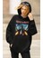 Unisex Iron Maiden Skull Baskılı Kapüşonlu Sweatshirt, Oversize Rock Band Baskılı Hoodie 3
