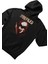 Unisex The Defiled Baskılı Kapüşonlu Sweatshirt, Oversize Rock Band Baskılı Hoodie 1