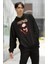 Unisex The Defiled Baskılı Kapüşonlu Sweatshirt, Oversize Rock Band Baskılı Hoodie 2
