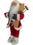 Yılbaşı Süsü Noel Baba Biblo Figür Büyük Boy 45CM -Kayakları, Hediye Çuvalı ve Aksesuarları ile 6