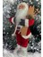 Yılbaşı Süsü Noel Baba Biblo Figür Büyük Boy 45CM -Kayakları, Hediye Çuvalı ve Aksesuarları ile 8