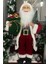 Yılbaşı Süsü Noel Baba Biblo Figür Büyük Boy 45CM -Elinde Çam Ağacı ve Hediye Çuvalı ile 4