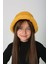 Çocuk Peluş Bucket Şapka Rkş-Ç-01 Hardal 2