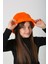 Çocuk Peluş Bucket Şapka Rkş-Ç-01 Turuncu 3