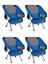 Mini Kamp Sandalyesi 4 Lü Set 1