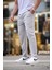 Gri Düz Paça Erkek Pantolon Regular Fit %60 Polyester %40 Pamuk 1