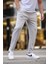 Gri Düz Paça Erkek Pantolon Regular Fit %60 Polyester %40 Pamuk 2