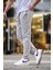 Gri Düz Paça Erkek Pantolon Regular Fit %60 Polyester %40 Pamuk 3