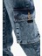 Erkek Çocuk Jogger Kargo Cepli Kot Pantalon 4