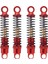 4 Adet 40MM Metal Yağ Sönümleyicisi Eksenel SCX24 C10 Jlu 1/24 Rc Paletli Araç Yükseltmeleri, Kırmızı (Yurt Dışından) 4