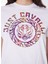 Yuvarlak Yaka Baskılı Beyaz Kadın T-Shirt 76PAHC08 2