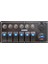 Switch Panel Otomatik Sigortalı Şarj + Voltmetreli Usb Type-C Soketli 12-24v 105X180mm Mavi 1