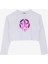 Ekru Kız Çocuk Bisiklet Yaka Oversize Pullu Uzun Kollu T-Shirt J4WG-TST7566 1