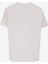 Bisiklet Yaka Varaklı Ekru Kadın T-Shirt M4WL-TST-1963 2