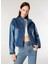 Mavi Kadın Rahat Kalıp Blok Denim Ceket M4WL-CKT-1080 4