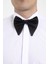 Beyaz Ata Yaka Damatlık Slim Fit Gömlek ( Kol Düğmesi Hediye ) M 5