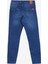 Yüksek Bel Dar Paça Slim Fit Koyu Mavi Kadın Denim Pantolon Shelby Slım 2