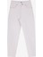 Yüksek Bel Normal Paça Mom Fit Ekru Kadın Denim Pantolon Charlotte Tapered Mom 1