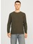 Bisiklet Yaka Regular Fit Haki Erkek Kazak 12258407_JJECOOPER Knıt Crew Neck N 2