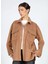 Regular Fit Taba Kadın Ceket 251 Lcf 231002 Paınt Taba 2
