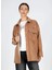 Regular Fit Taba Kadın Ceket 251 Lcf 231002 Paınt Taba 3