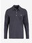 Antrasit Melanj Erkek Polo T-Shirt BBFW24MTS002 1