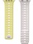Apple Watch 10 46MM Çift Renk Moda Delikli Silikon Kordon Strap Kayış KRD-124 2