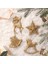New Year Yılbaşı 4'lü Set Glitter Ağaç Süsü Gold 2