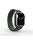 Watch 7 41MM KRD-122 Silikon Kordon Strap Kayış-Siyah-Yeşil 1