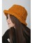 Çocuk Kıvırcık Peluş Bucket Şapka Rkş-Ç-10 Hardal 4