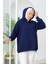 Kapüşonlu Çıtçıtlı Tunik Sweat 1