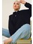 Kapüşonlu Çıtçıtlı Tunik Sweat 1