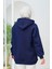 Kapüşonlu Çıtçıtlı Tunik Sweat 4