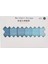 Vintage Washi Tape Bant Yapışkanlı Maskeleme Kağıdı Renkli Bant 6 Lı - Mavi Tonları 2